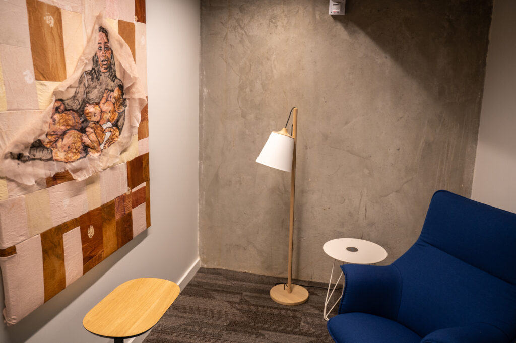 Image of inside the Comfort Cove room